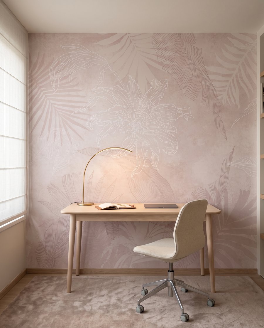 Hoja tropical difuminada — interior 10