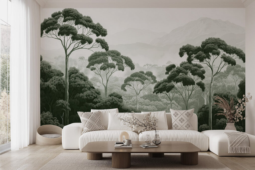 Copas altas sobre niebla — interior 3