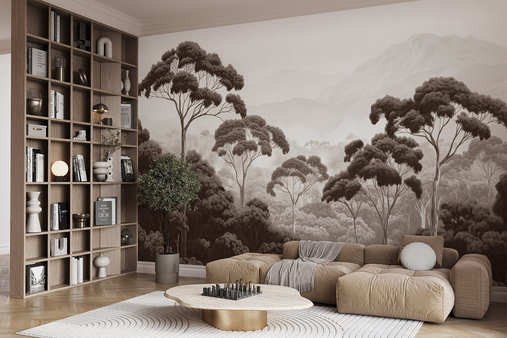 Copas altas sobre niebla — interior 3