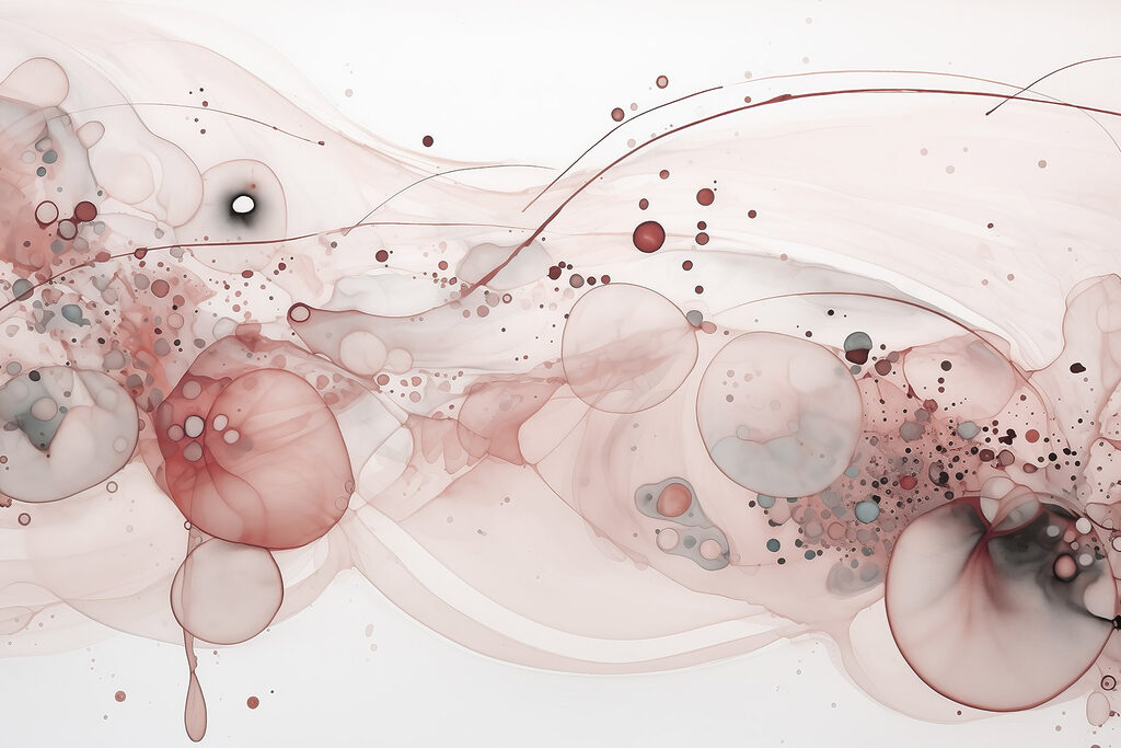 Círculos entre ondas — diseño completo
