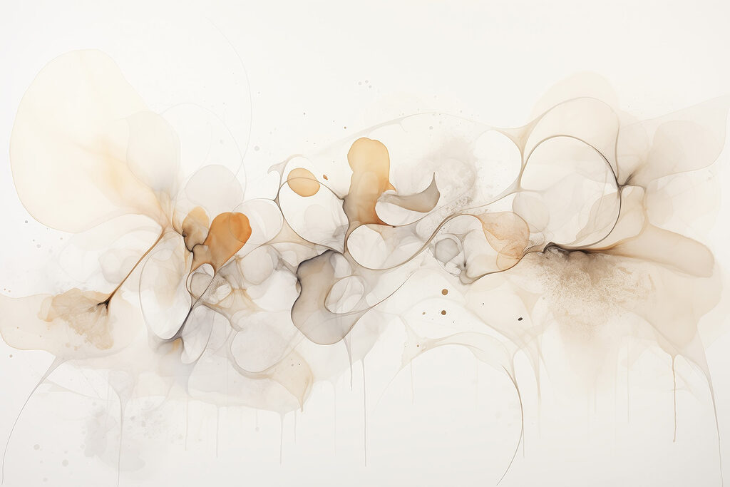 Formas de tinta suaves — diseño completo