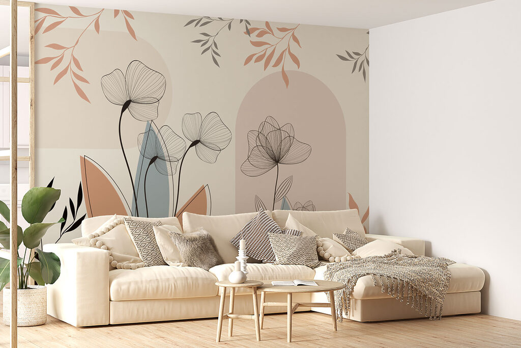 Flores en arcos suaves — interior 1