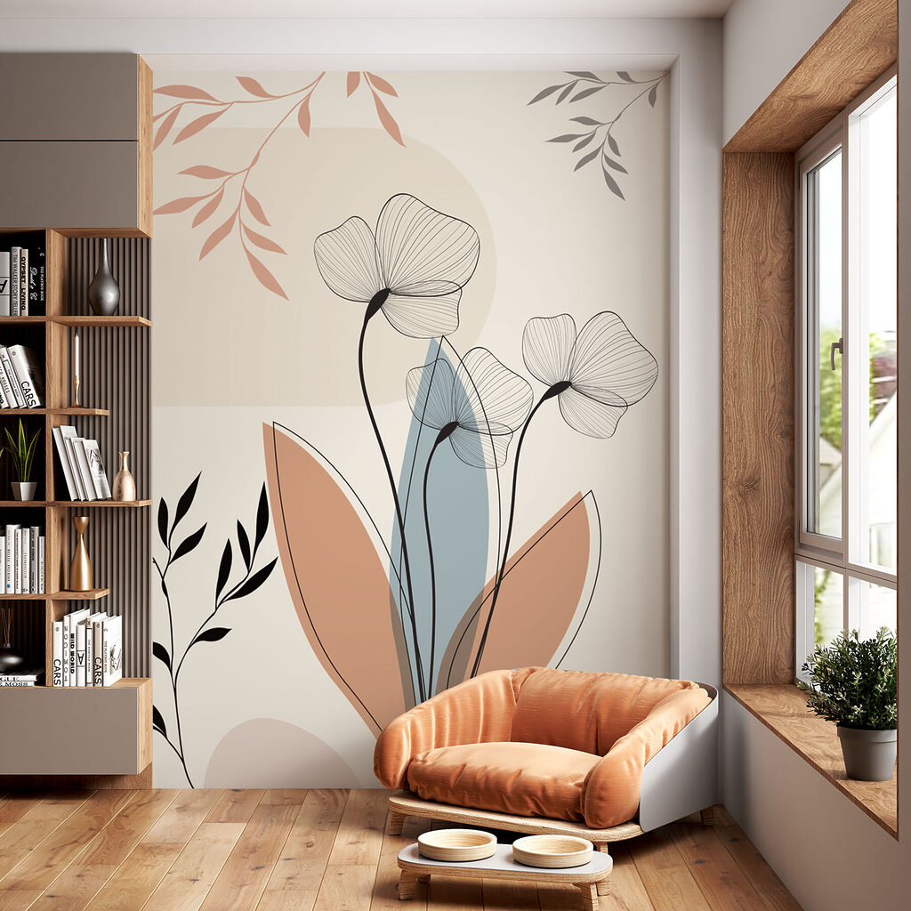 Flores en arcos suaves — interior 2