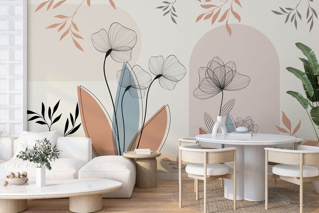 Flores en arcos suaves — interior 3