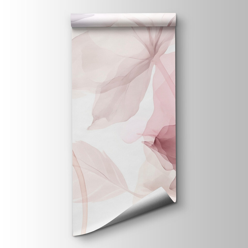 Flores en velos malva — vista del producto