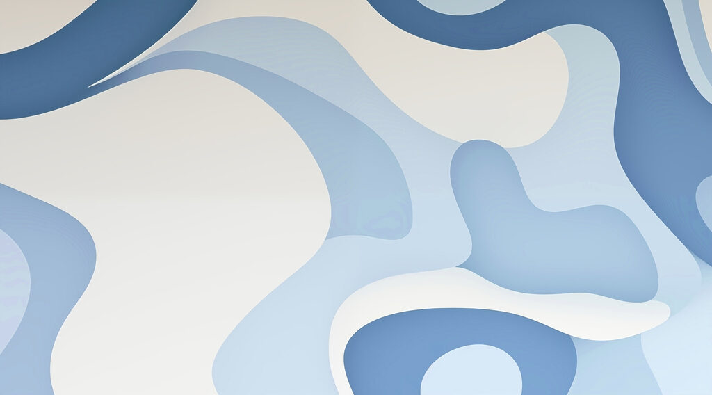 Formas curvas superpuestas — diseño completo