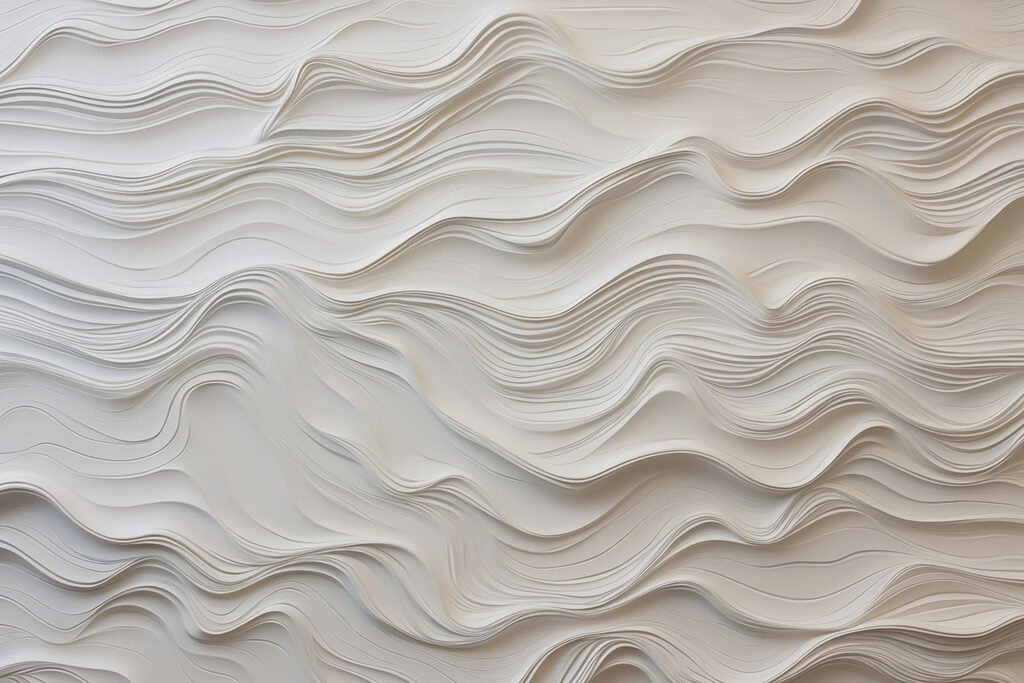 Ondas de líneas blancas — diseño completo