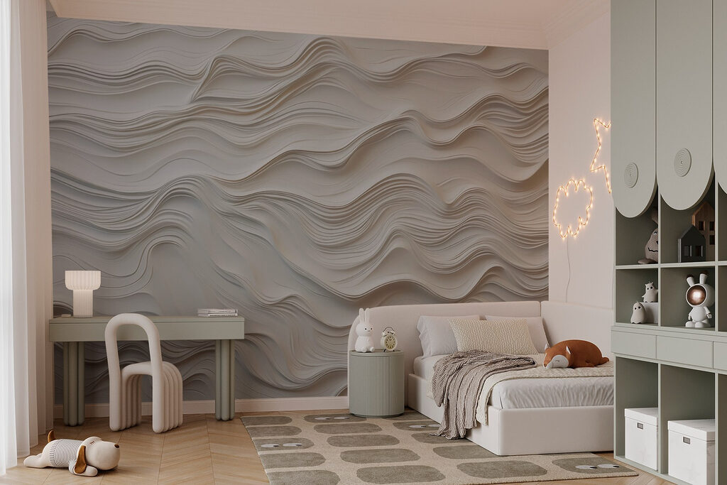 Ondas de líneas blancas — interior 2