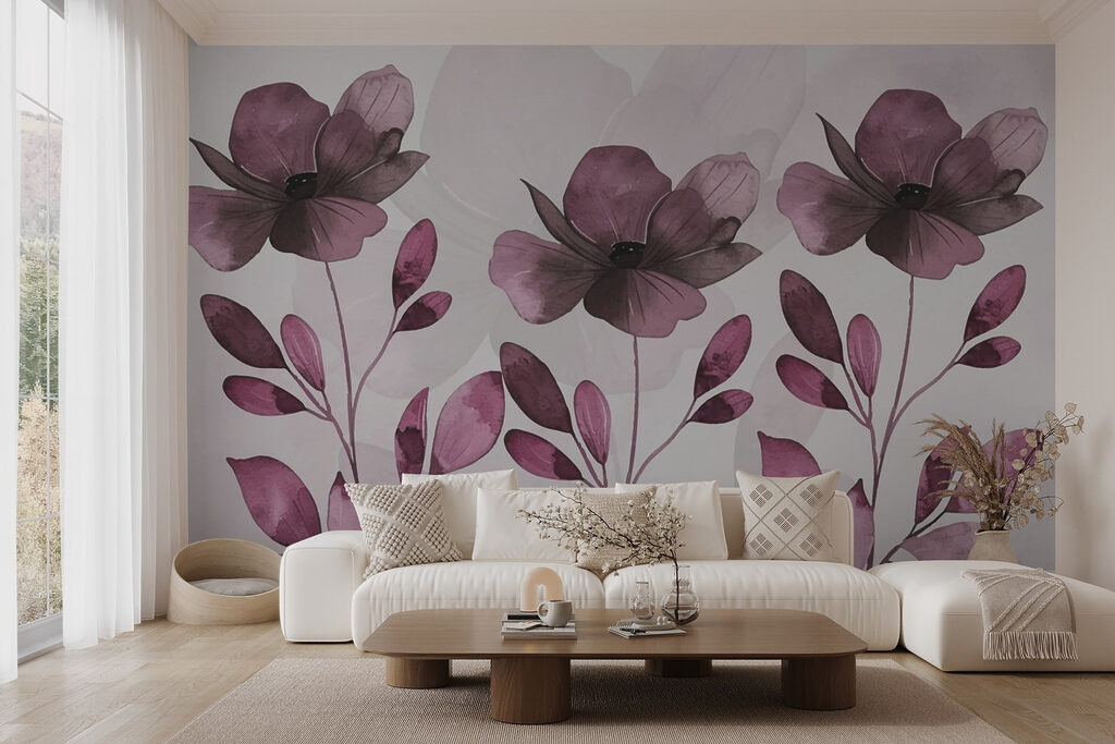 Hojas ovaladas, transparencias en un interior