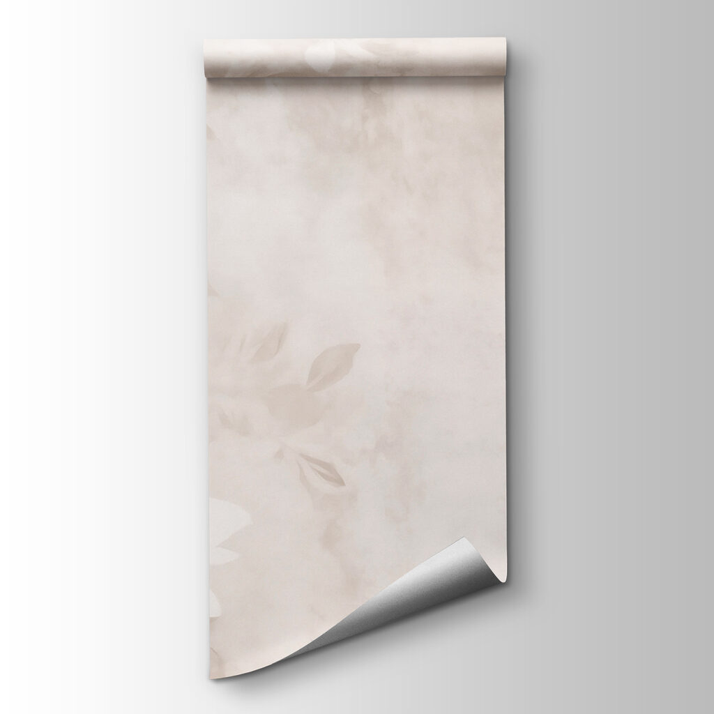 Flores blancas sobre beige — vista del producto