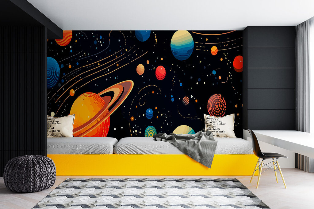 Planetas sobre órbitas doradas — interior 2