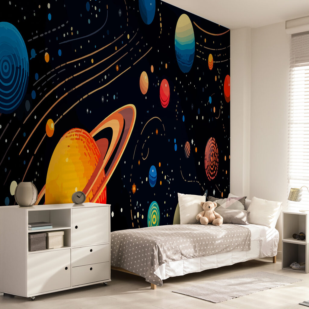Planetas sobre órbitas doradas — interior 3