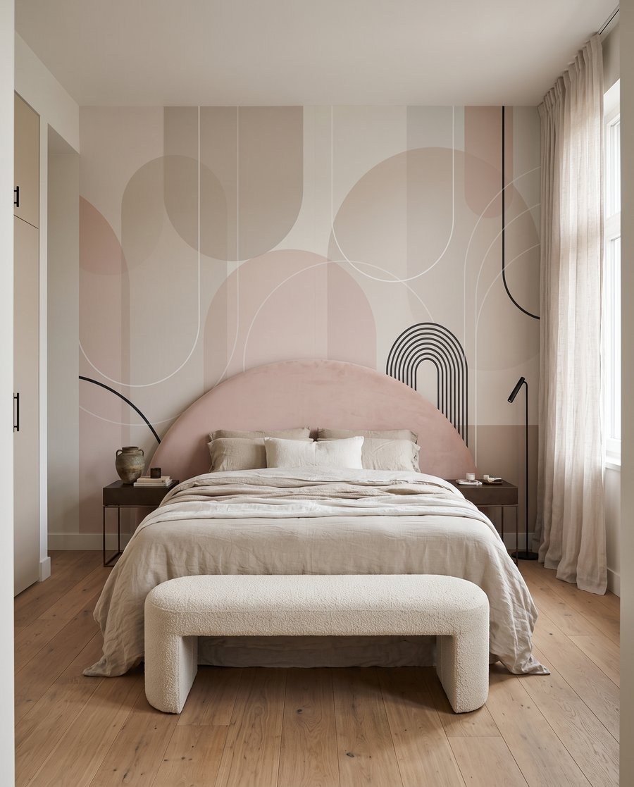 Arcos y círculos pastel — interior 2