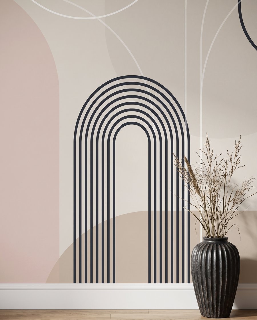 Arcos y círculos pastel — interior 8
