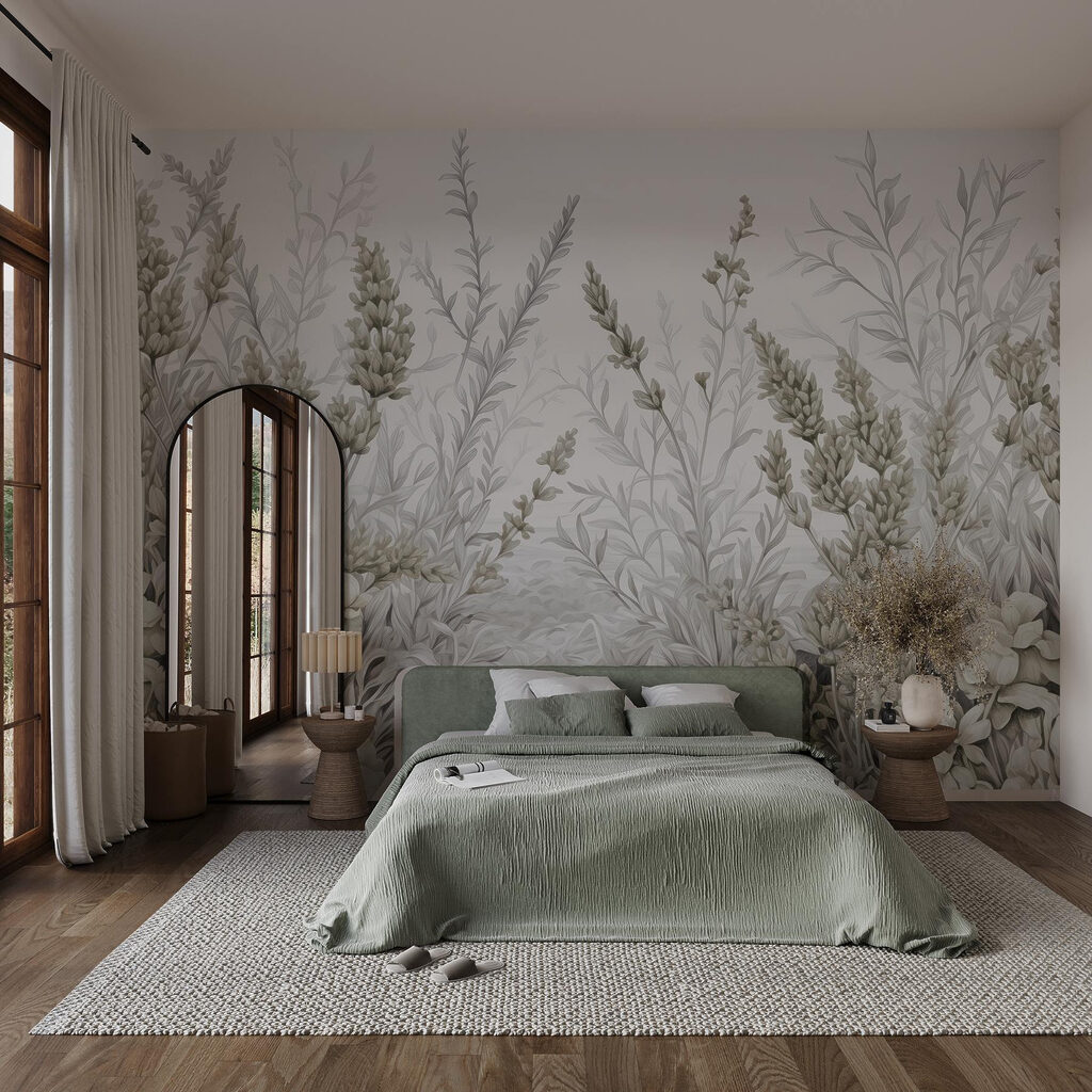 Espigas de flores finas — interior 1