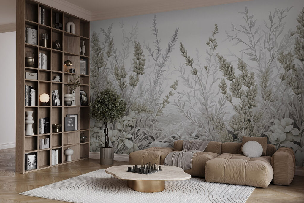 Espigas de flores finas — interior 2