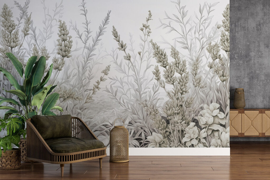 Espigas de flores finas — interior 3