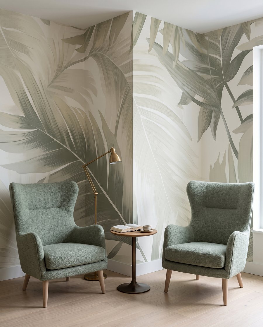 Hojas de palmera pálidas — interior 3