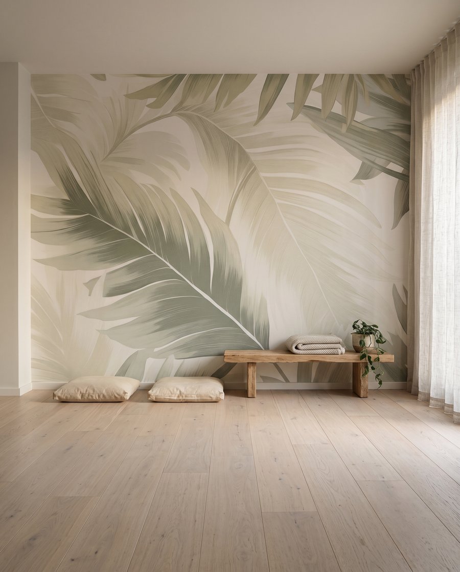 Hojas de palmera pálidas — interior 4