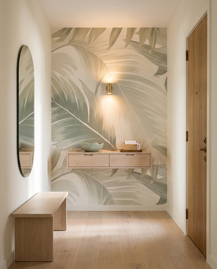 Hojas de palmera pálidas — interior 5