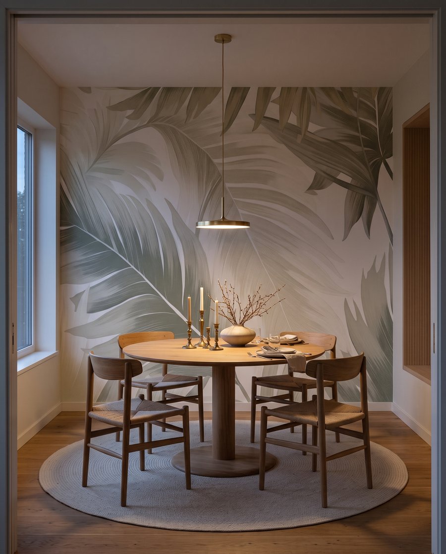 Hojas de palmera pálidas — interior 7