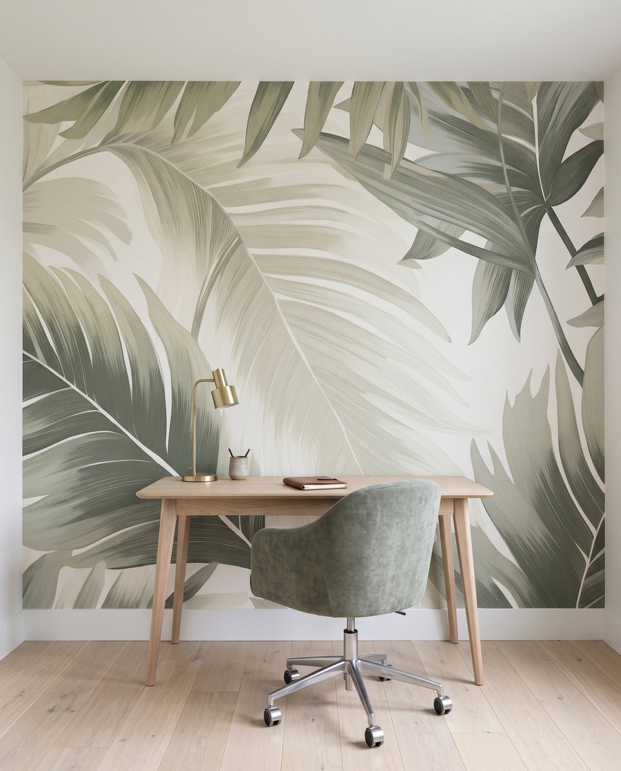 Hojas de palmera pálidas — interior 8