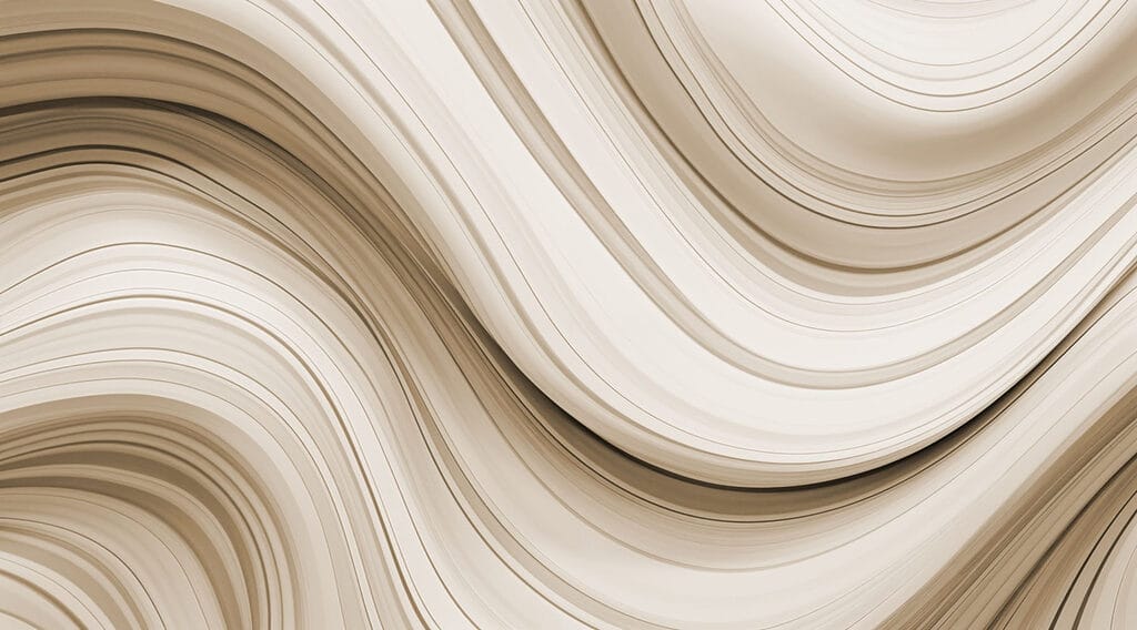 Bandas crema suaves — diseño completo