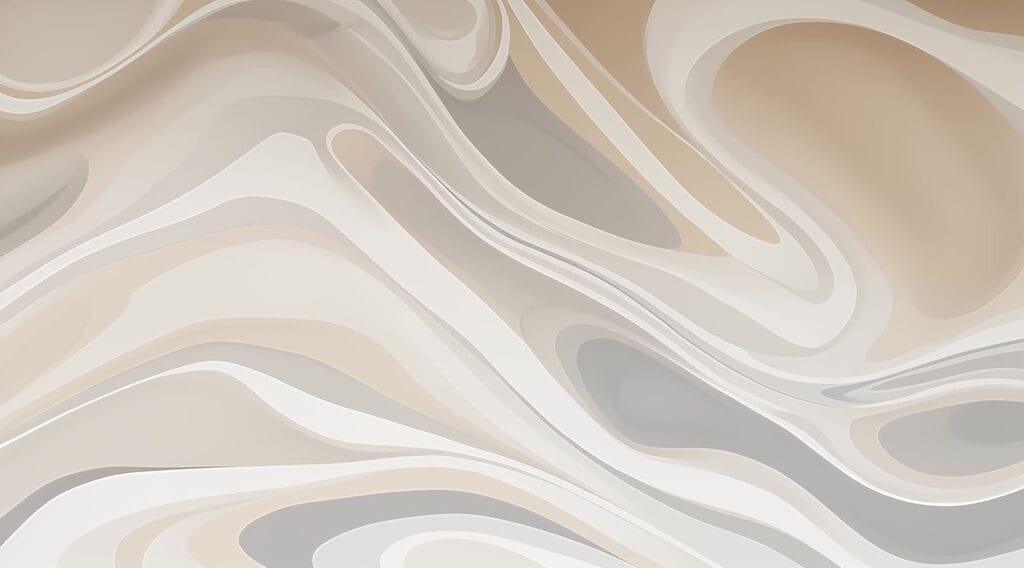 Arcos suaves en beige — diseño completo