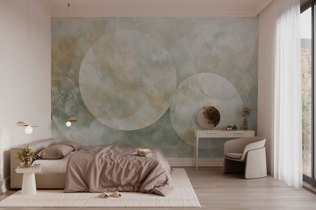 Círculos luminosos en neblina — interior 1