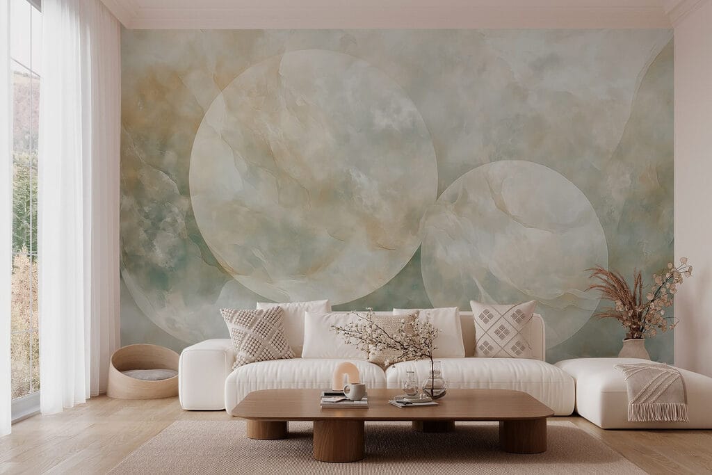 Círculos luminosos en neblina — interior 4