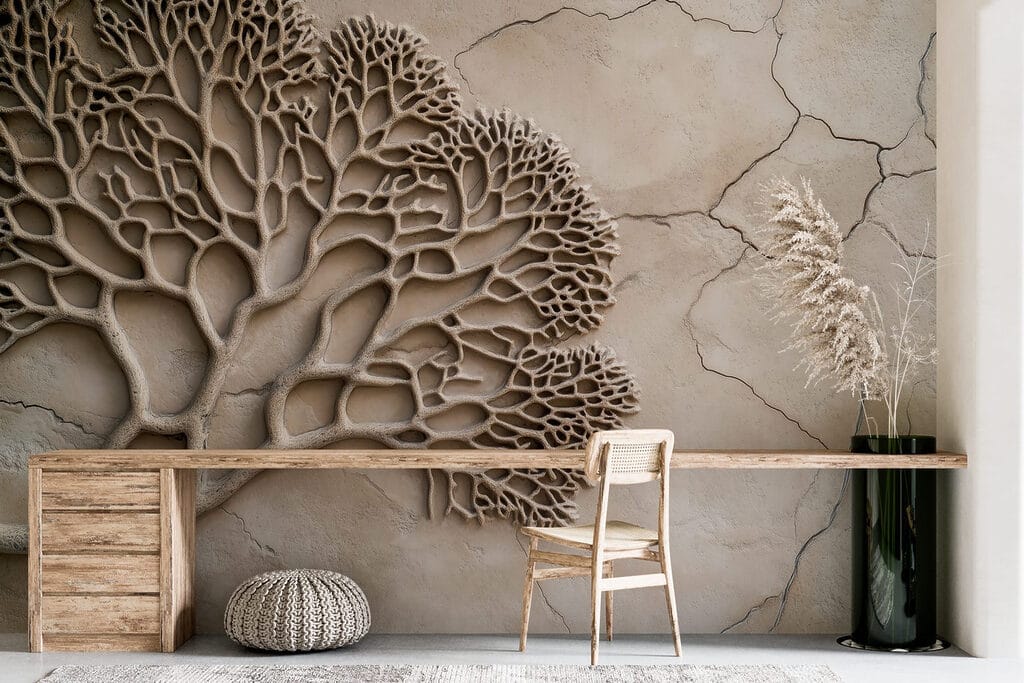 Ramas junto a grietas — interior 6