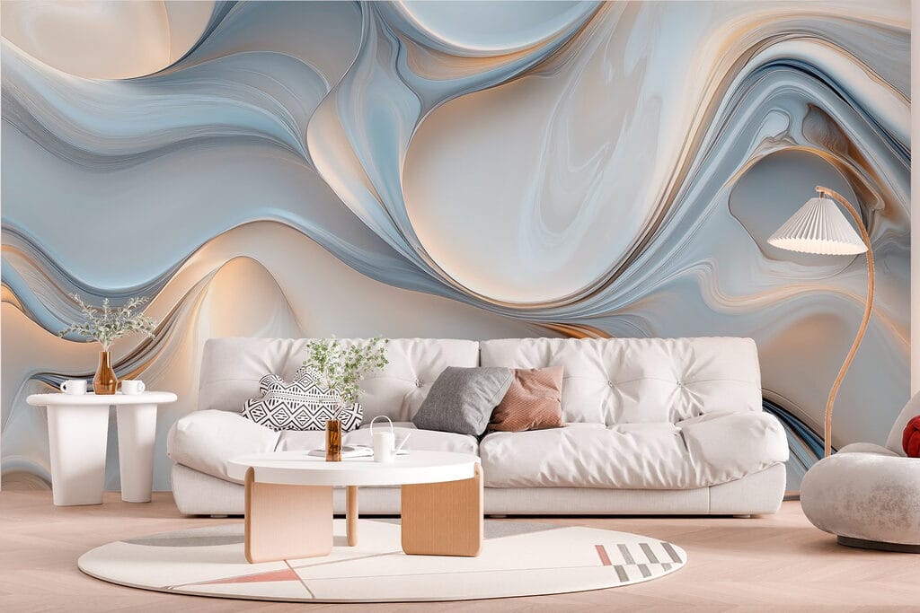 Azul con brillo dorado — interior 3