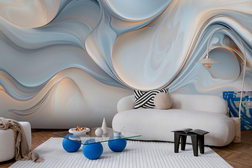 Azul con brillo dorado — interior 4