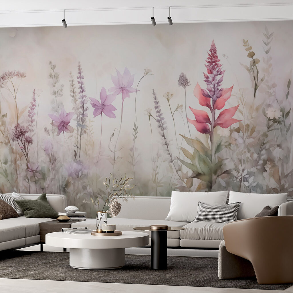 Flores rosas de prado — interior 1
