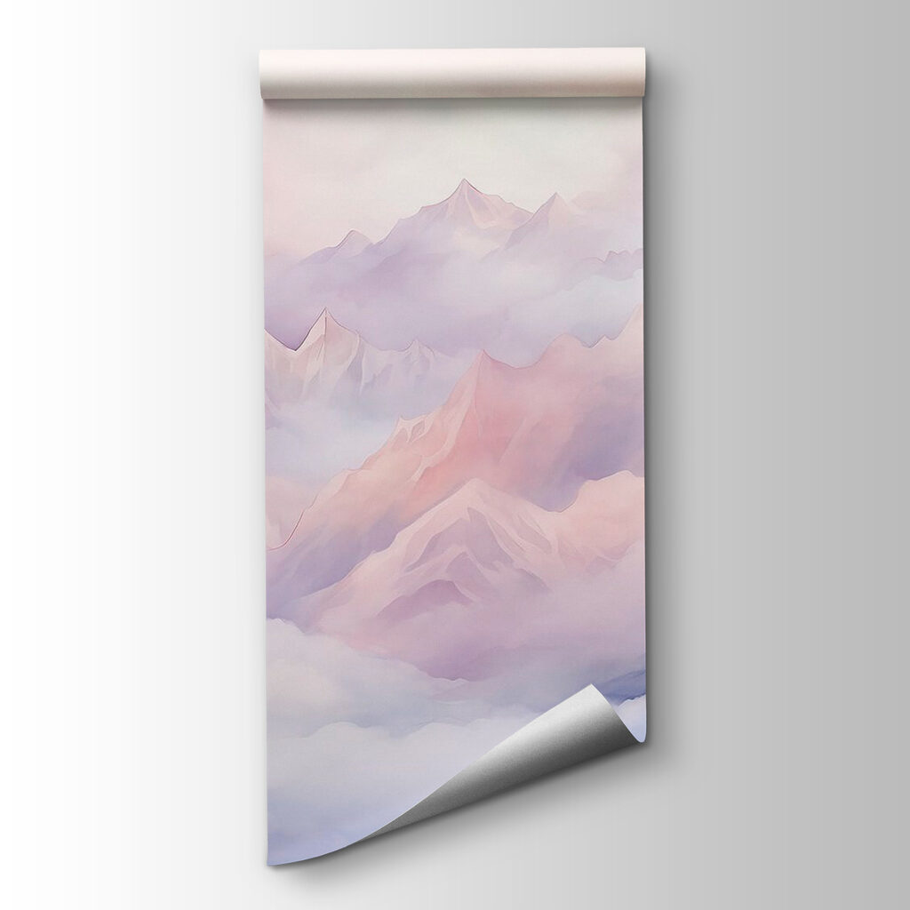 Montañas sobre nubes — vista del producto