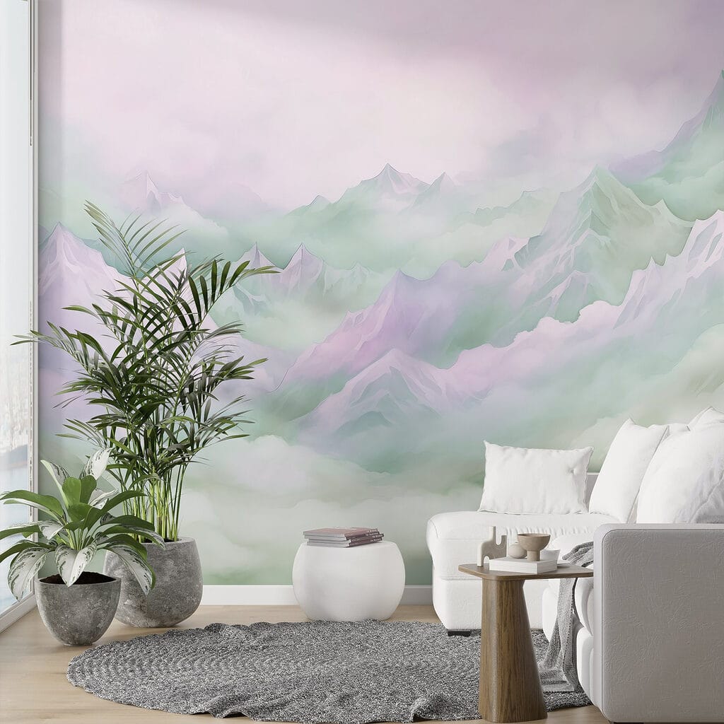 Montañas sobre nubes — interior 2