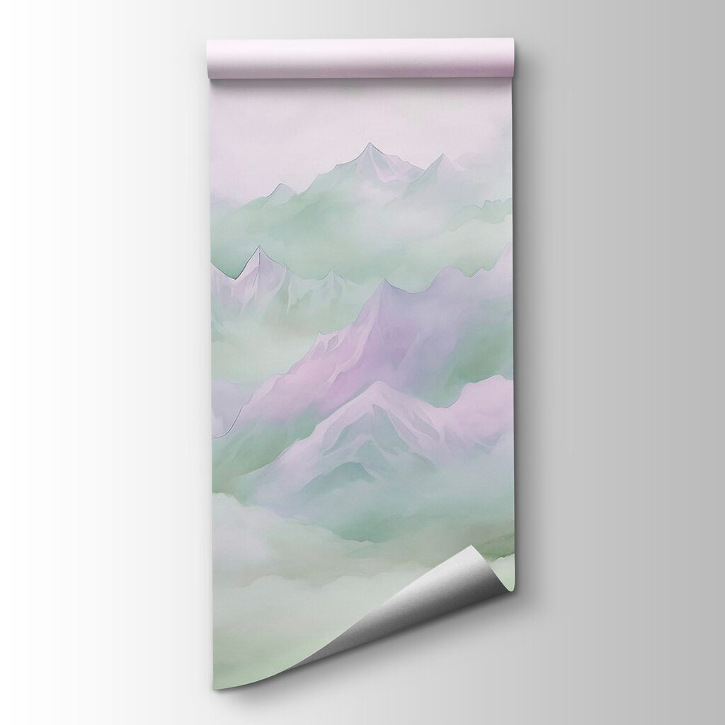 Montañas sobre nubes — vista del producto
