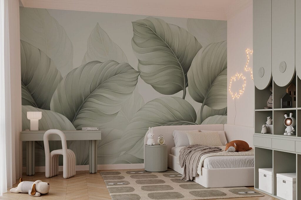 Hojas redondas con nervios — interior 2