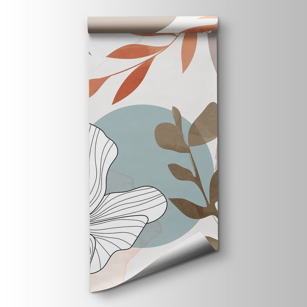 Flores blancas entre colores — vista del producto