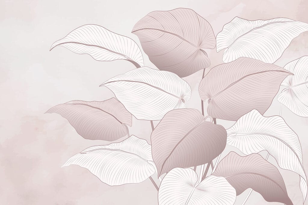 Hojas claras con nervios — diseño completo