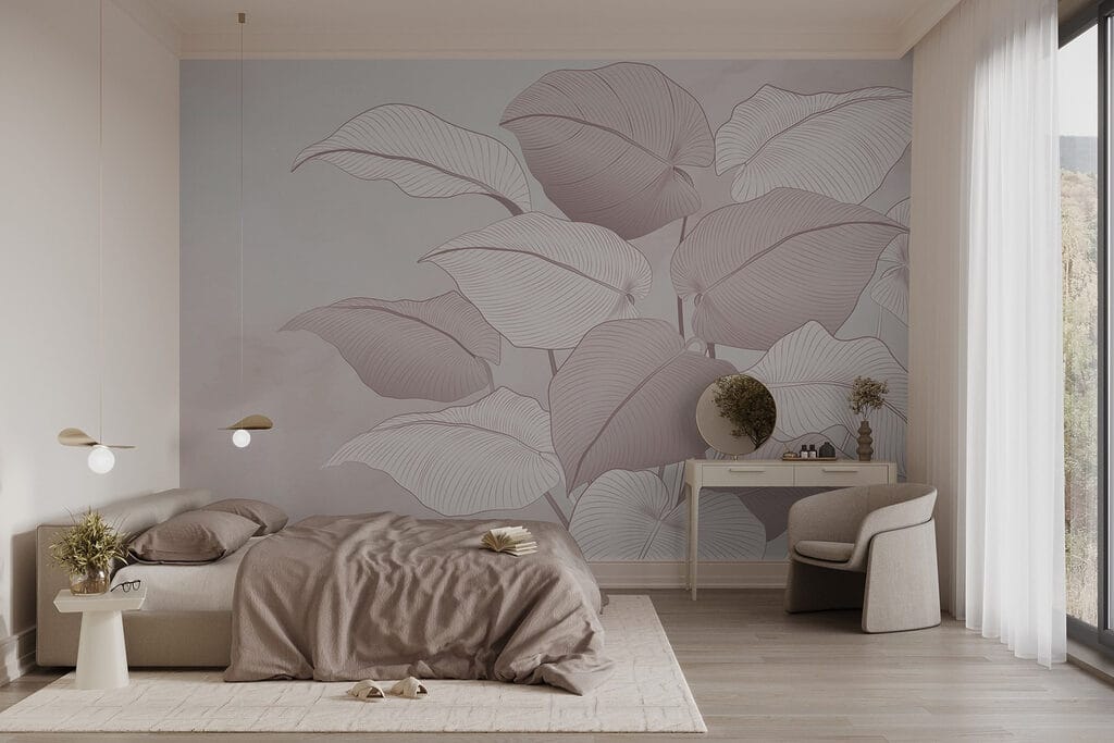 Hojas claras con nervios — interior 1