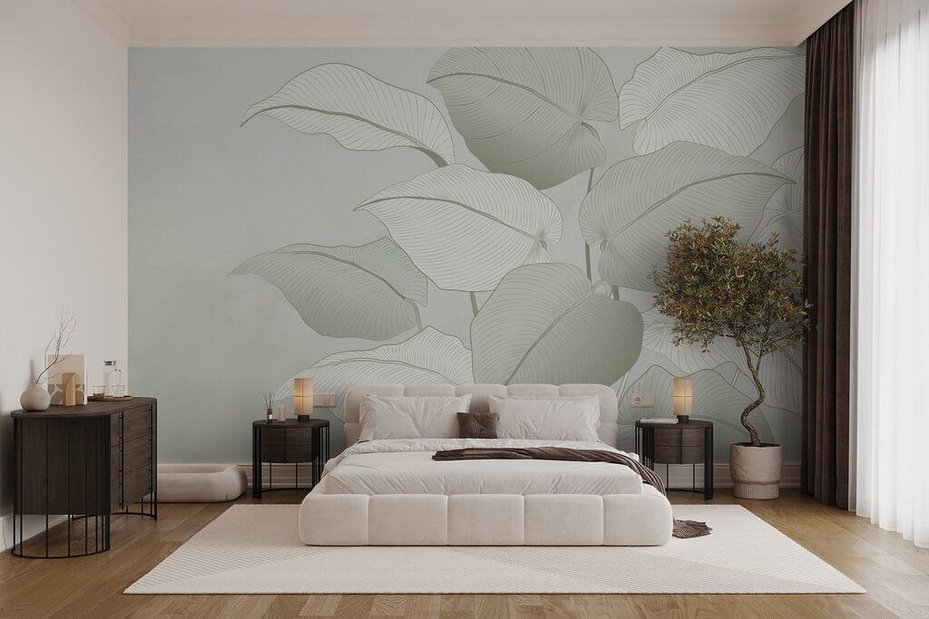 Hojas claras con nervios — interior 1