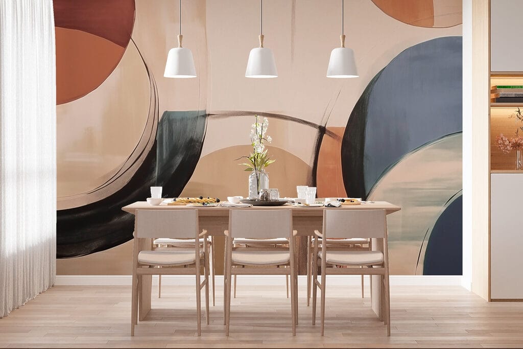 Trazos en tonos tierra — interior 3