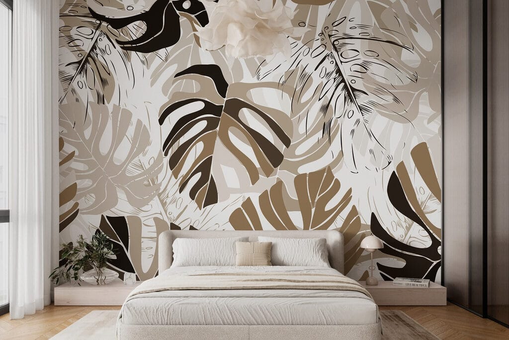 Patrón de monstera verde — interior 2