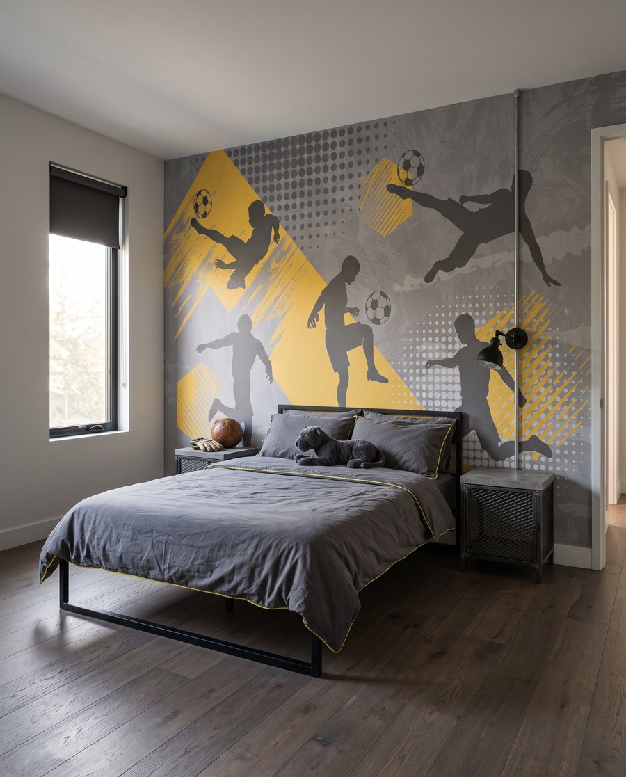 Futbolistas en movimiento — interior 8