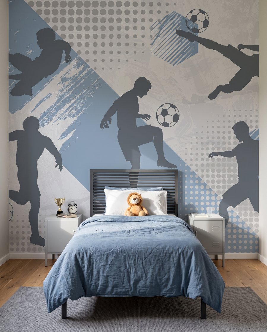 Futbolistas en movimiento — interior 4