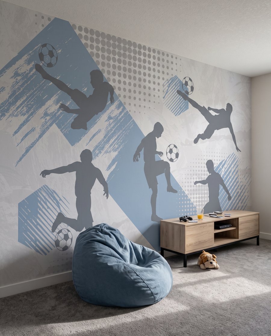 Futbolistas en movimiento — interior 6