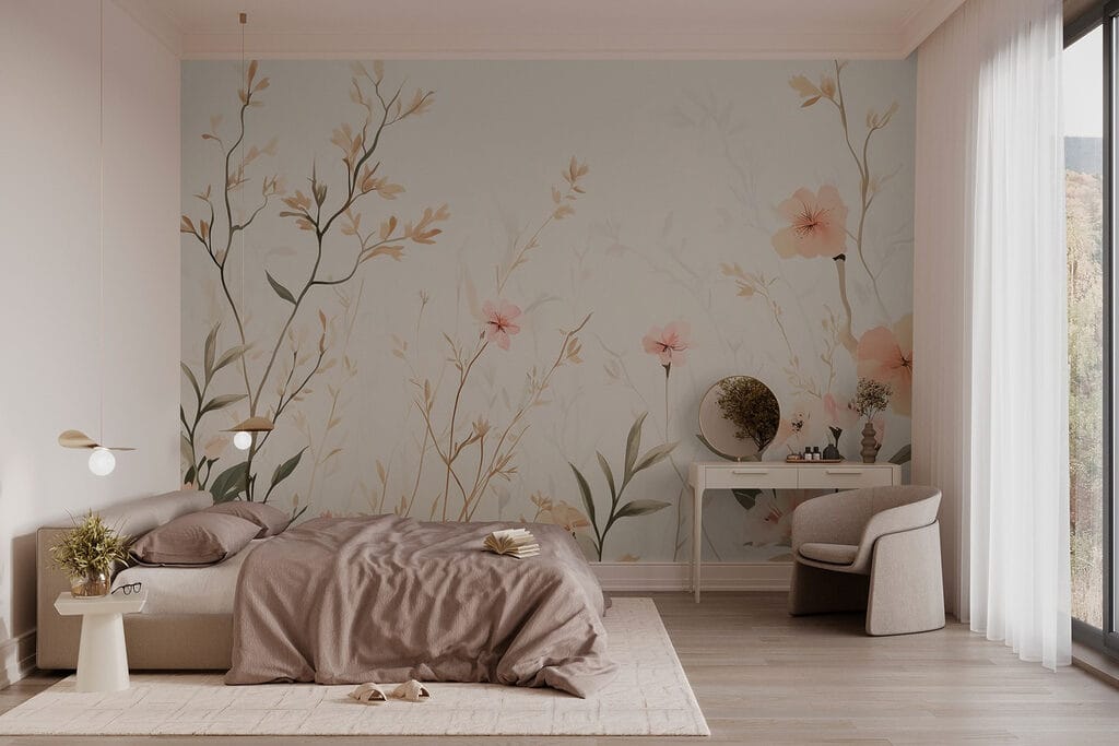 Flores delicadas sobre hierba — interior 1