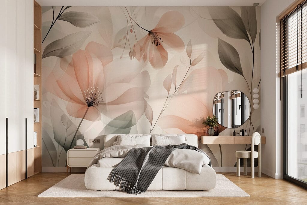 Flores color melocotón — interior 2