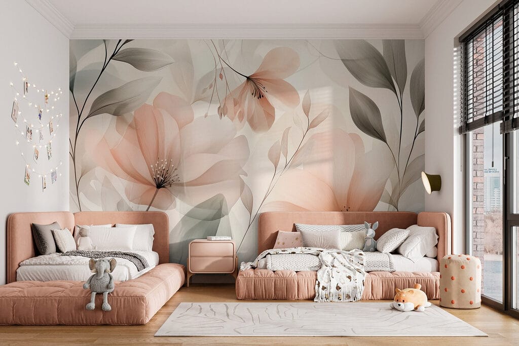 Flores color melocotón — interior 7
